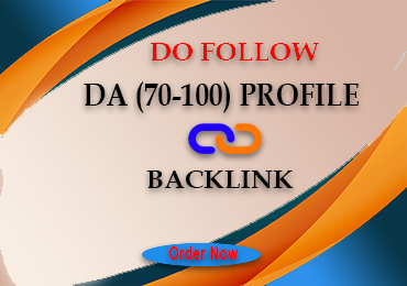 You will get 60 High Quality Profile Backlinks