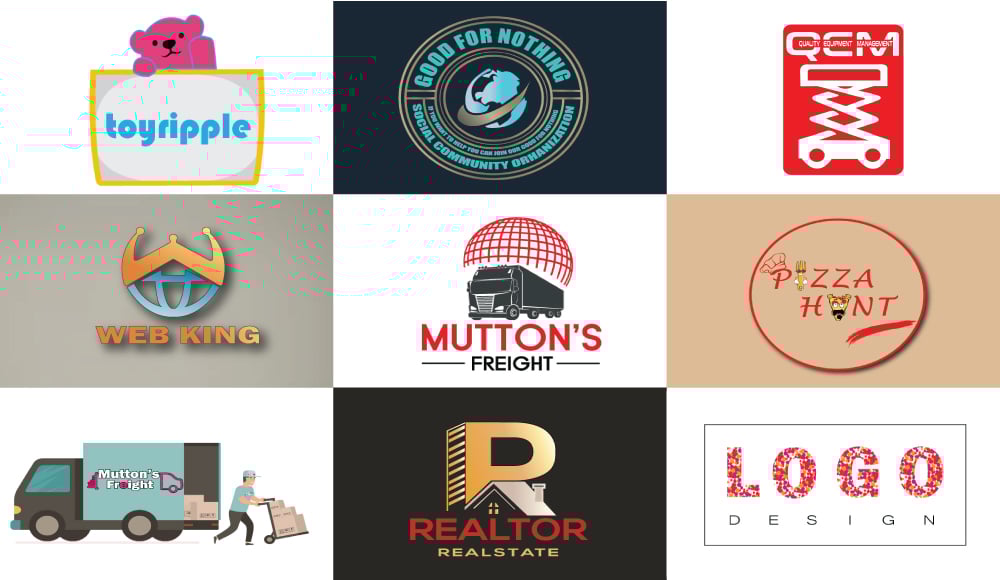 I will Design Unique and Modern Minimalist Logo for you with in 24 hour