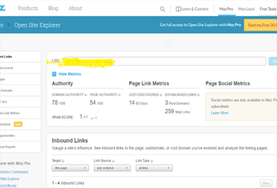 increase Domain Authority |MOZ DA 30 plus 