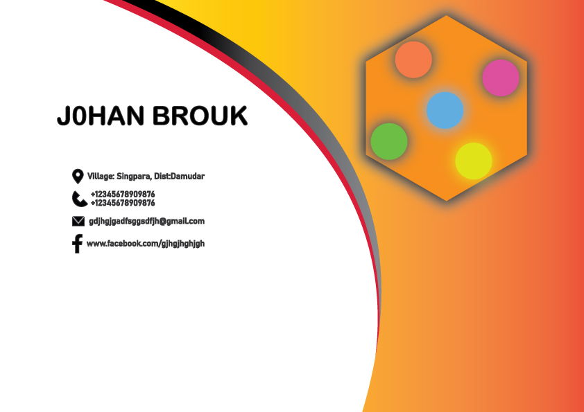 Dear Sir, I will Design Professional Business Card 