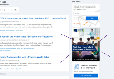 Banner promotion on Jooble.org | >1M monthly users