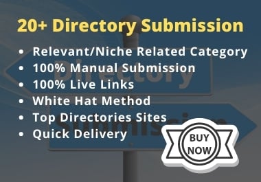 20+ Manually Directory Submission on Relevant Categor...