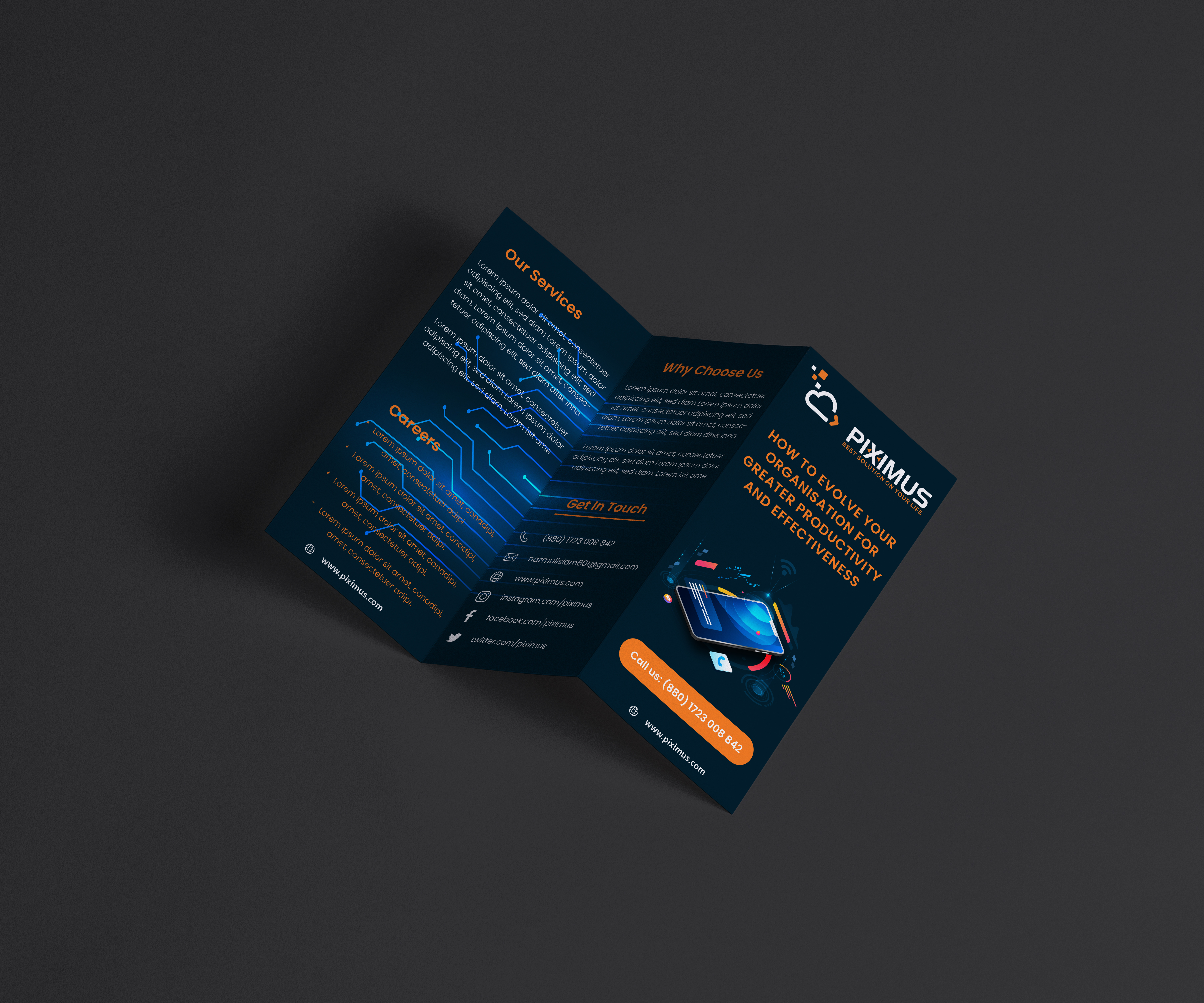 I will provide the best professional Brochure, Tri Fold Brochure Design