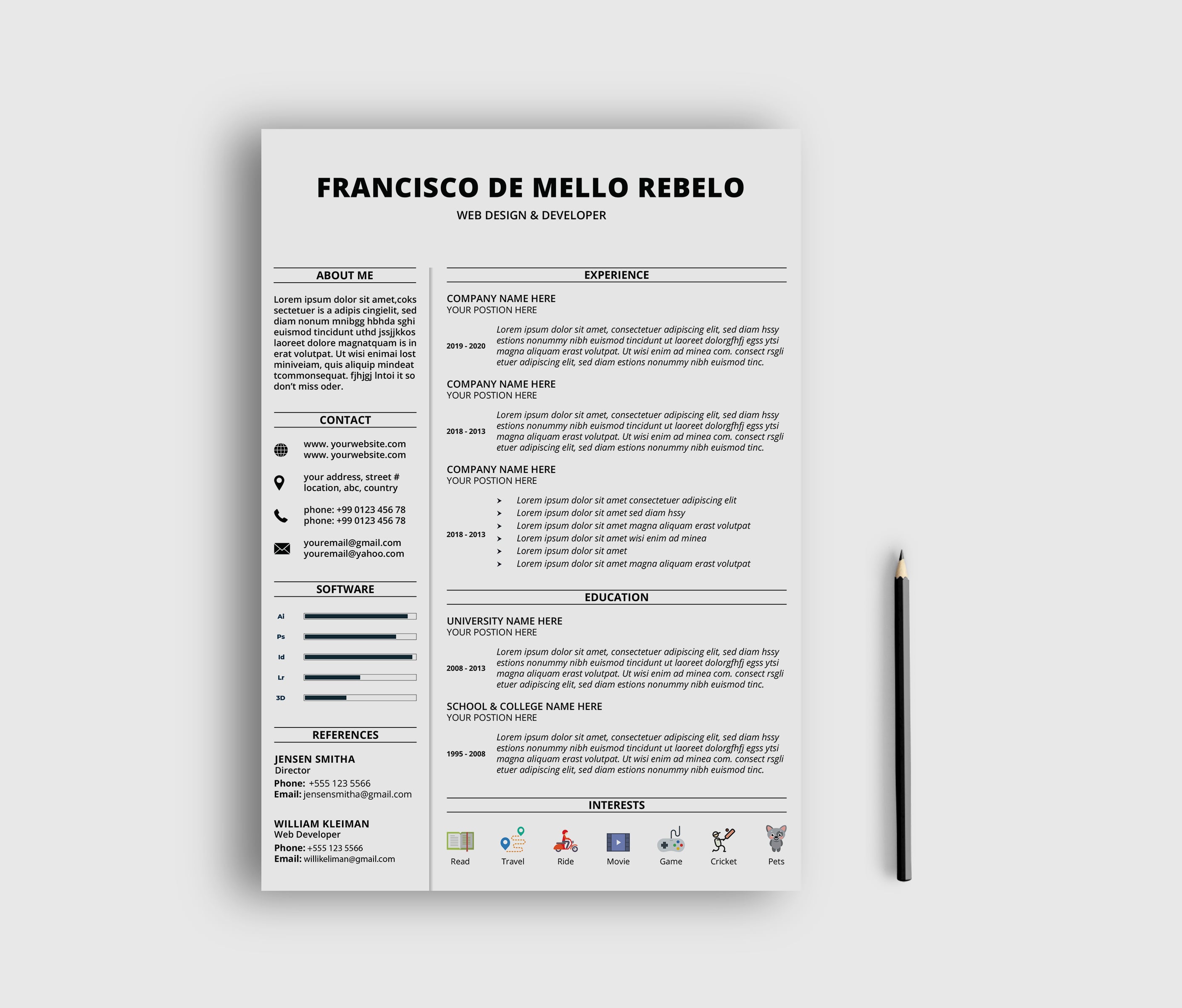 I will provide the best professional Resume, CV, Cover Letter Designs and LinkedIn