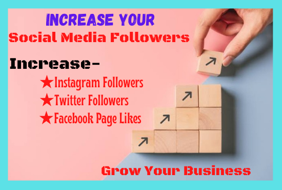 Increase Social Media Follower Organically And Growth Your Business 