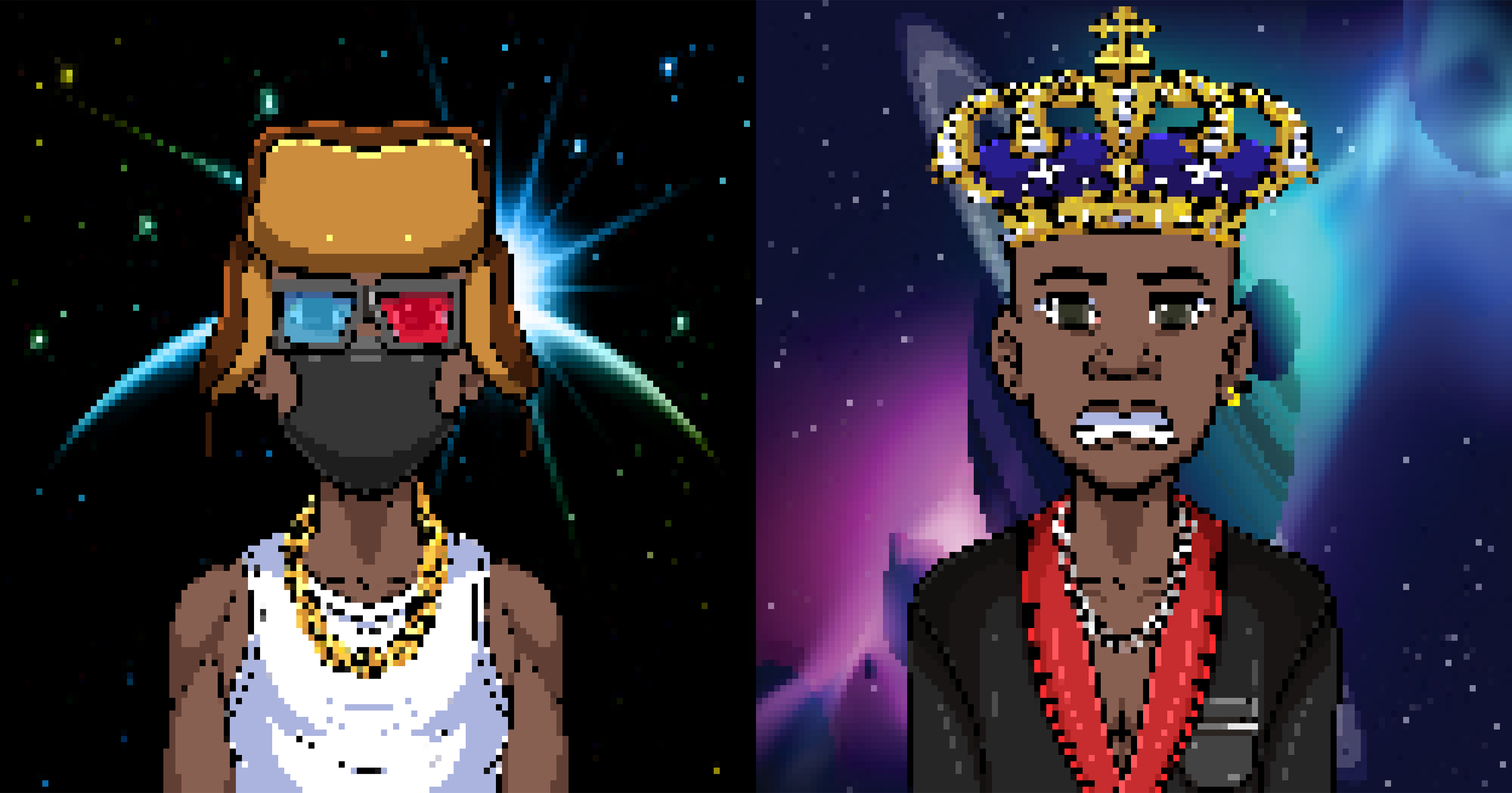 I will design a unique pixel character style NFT art collection