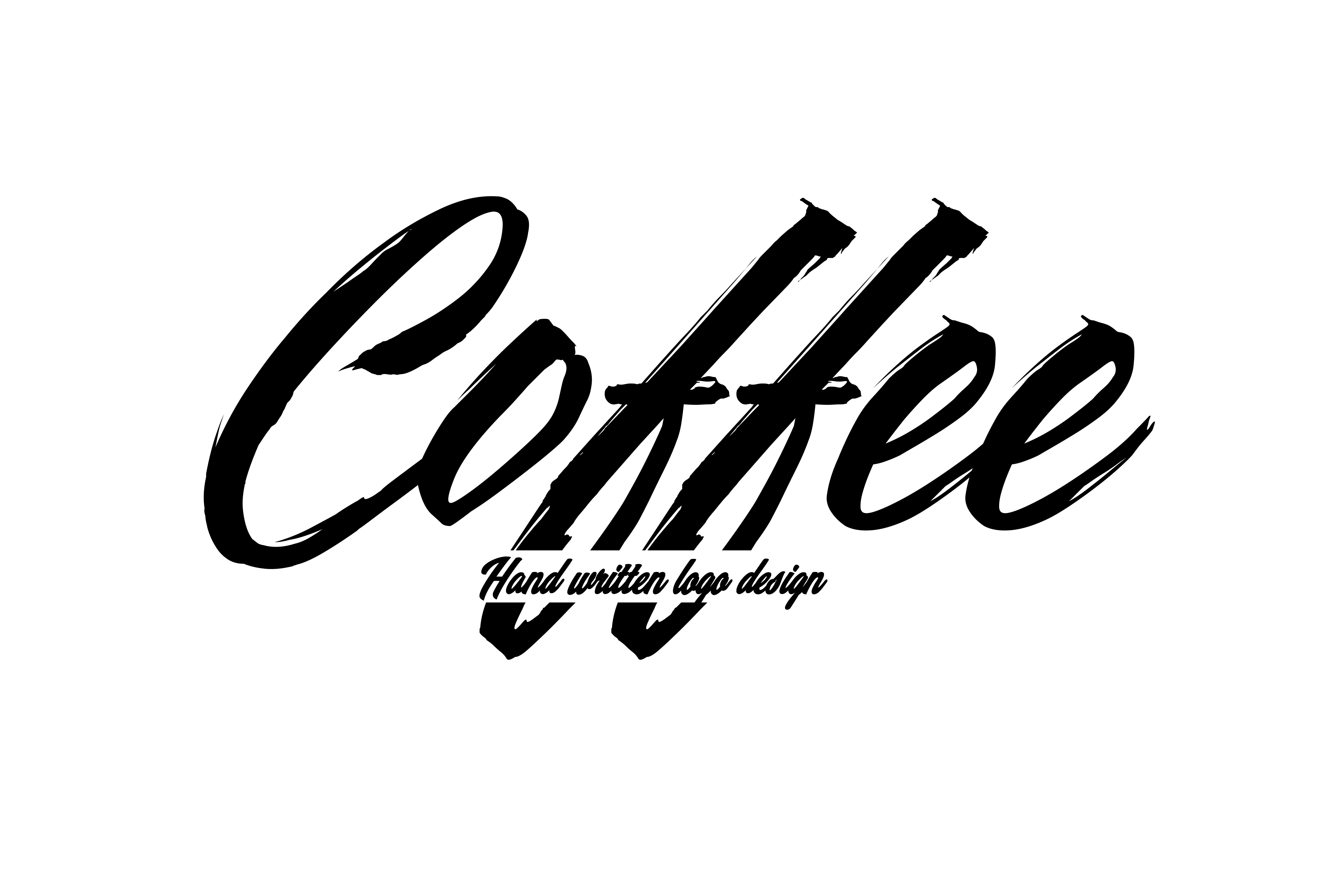 I will do handwritten typography and hand lettering logo design