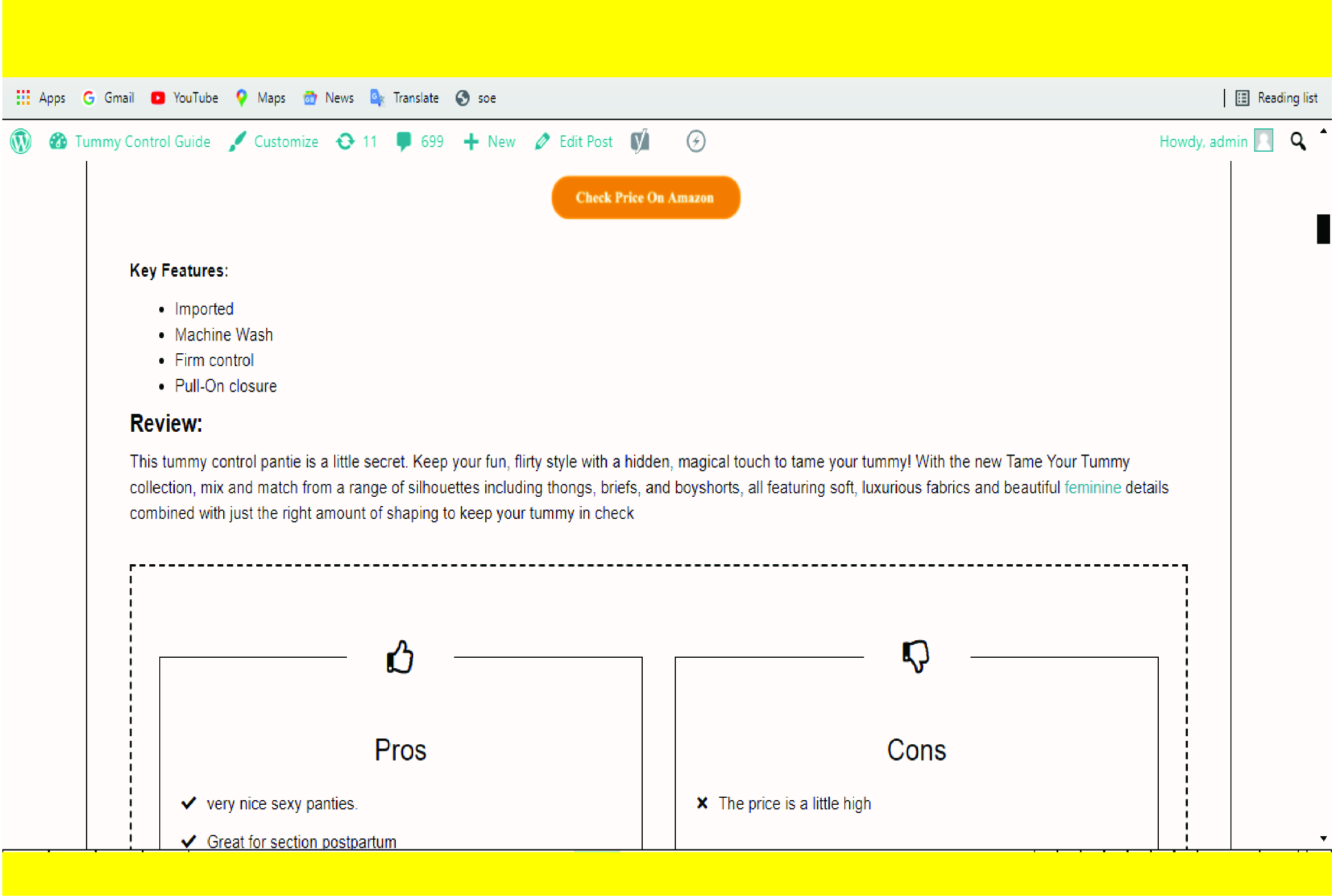 I will write 1000 words SEO friendly Amazon affiliate articles for your WordPress site