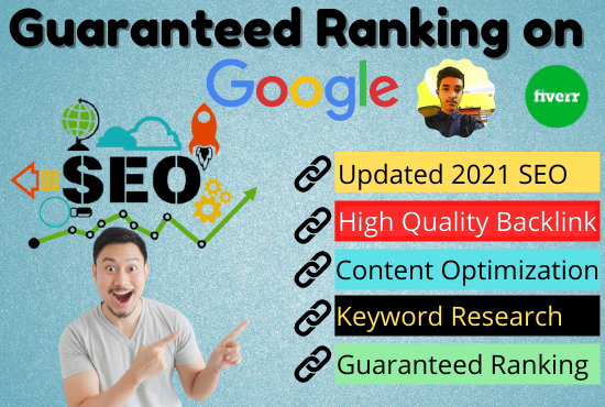 I will rank your website 1st page on google with on-page and off-page SEO