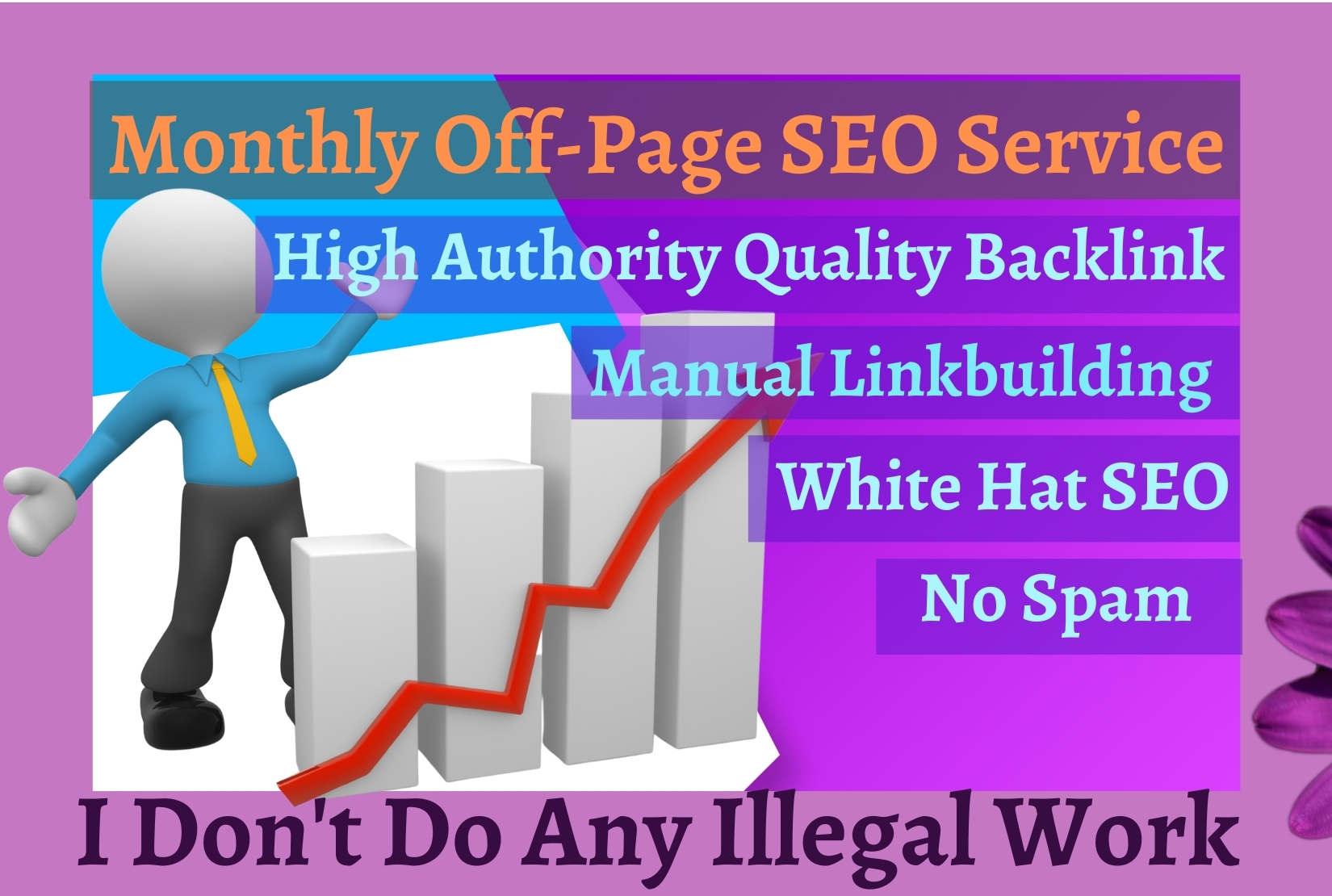 I will provide monthly Off-page SEO service with backlink 