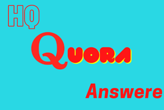 Promote Your Website 10 HQ Quora Answer With Your key...