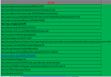 I will manually create 20 social bookmaring to increase the top rank of the website