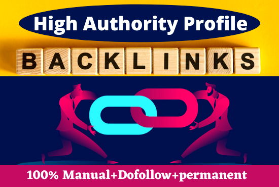 I will make 100 high Domin Authority Dofollow Profile Backlinks 