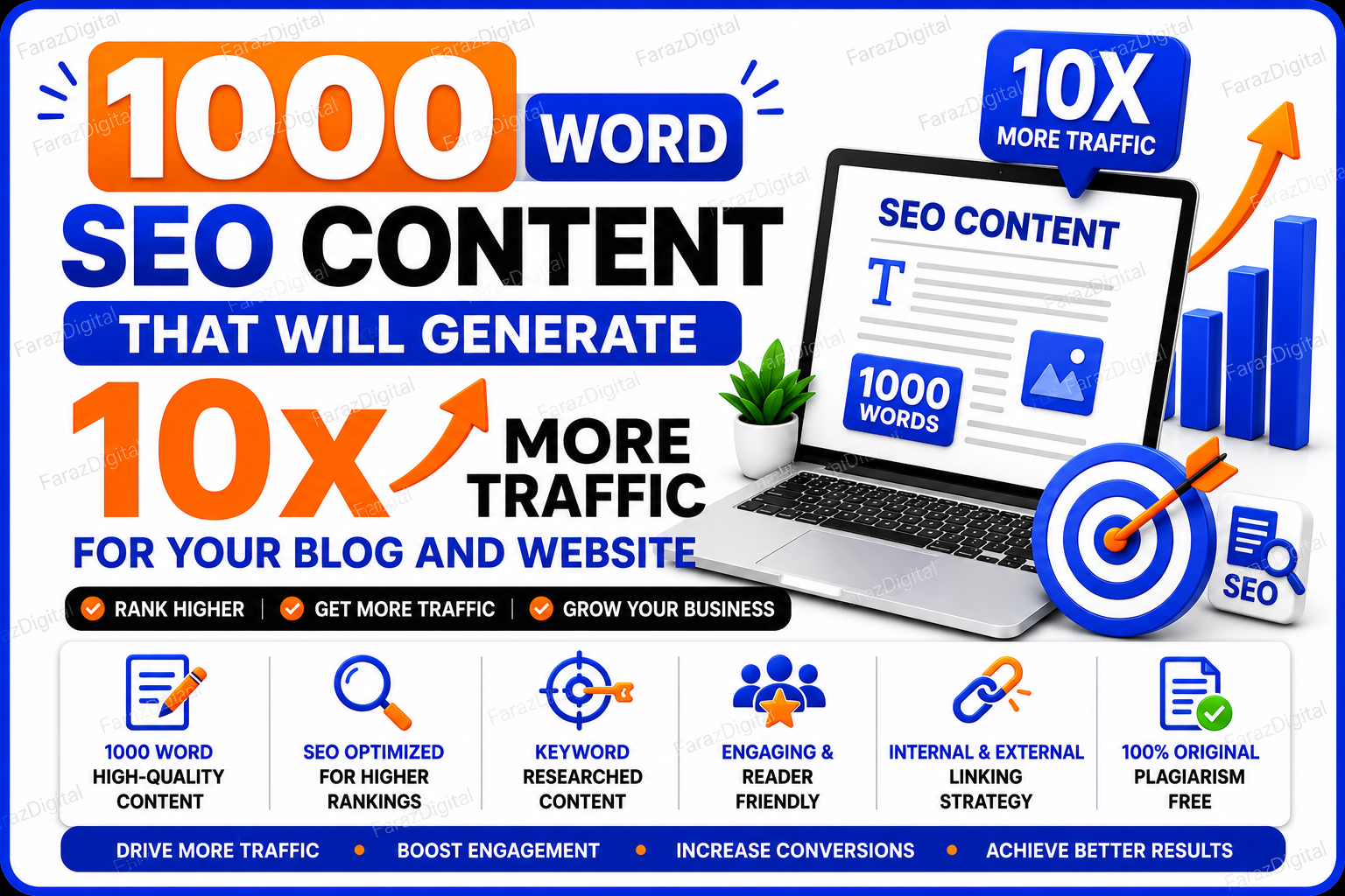 1000 Word SEO Content That Will Generate 10&times; More Traffic for Your Blog and Website