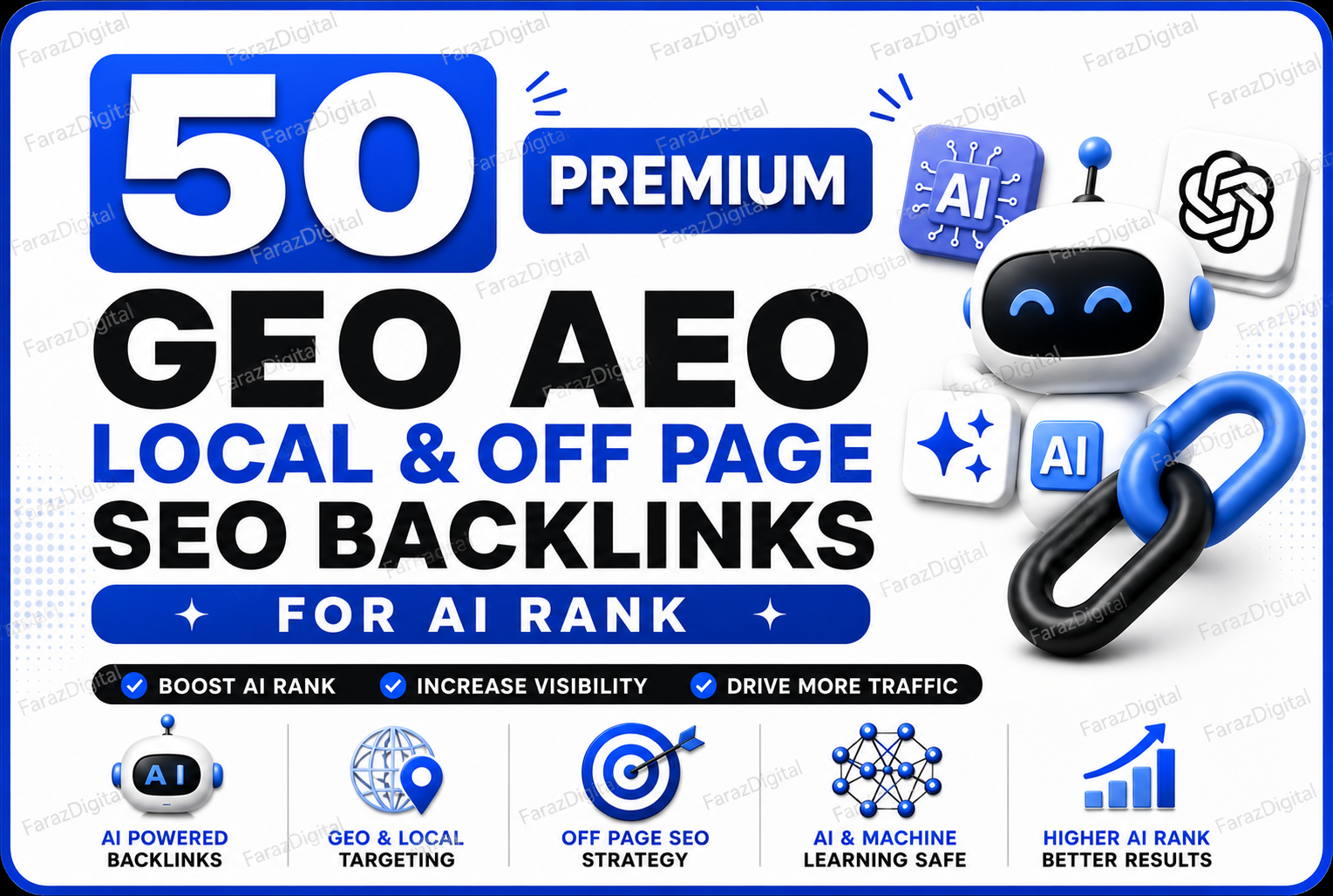 I Will Build 50 Premium GEO AEO Local and Off Page SE...