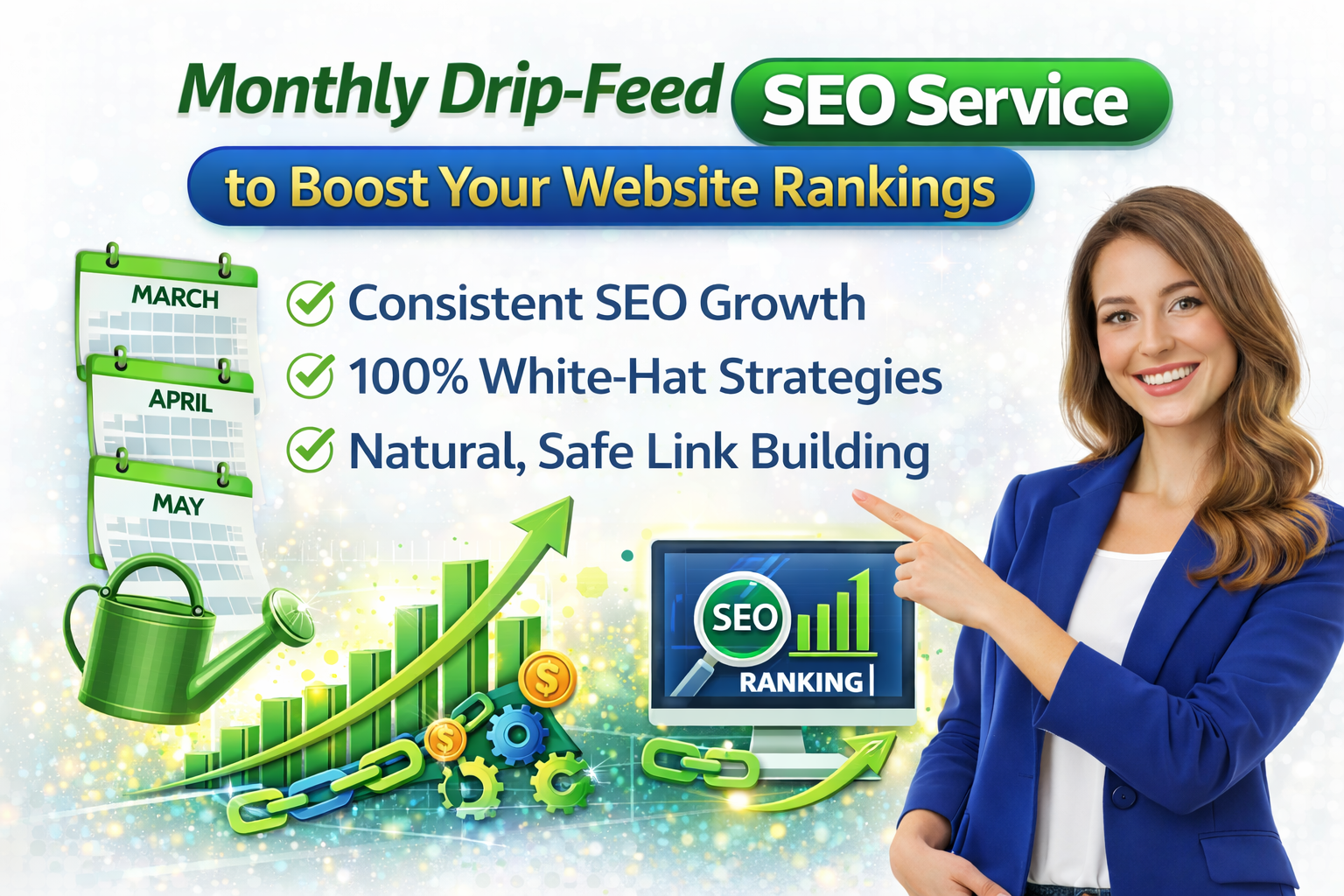 Monthly Drip-Feed SEO Service to Boost Your Website R...