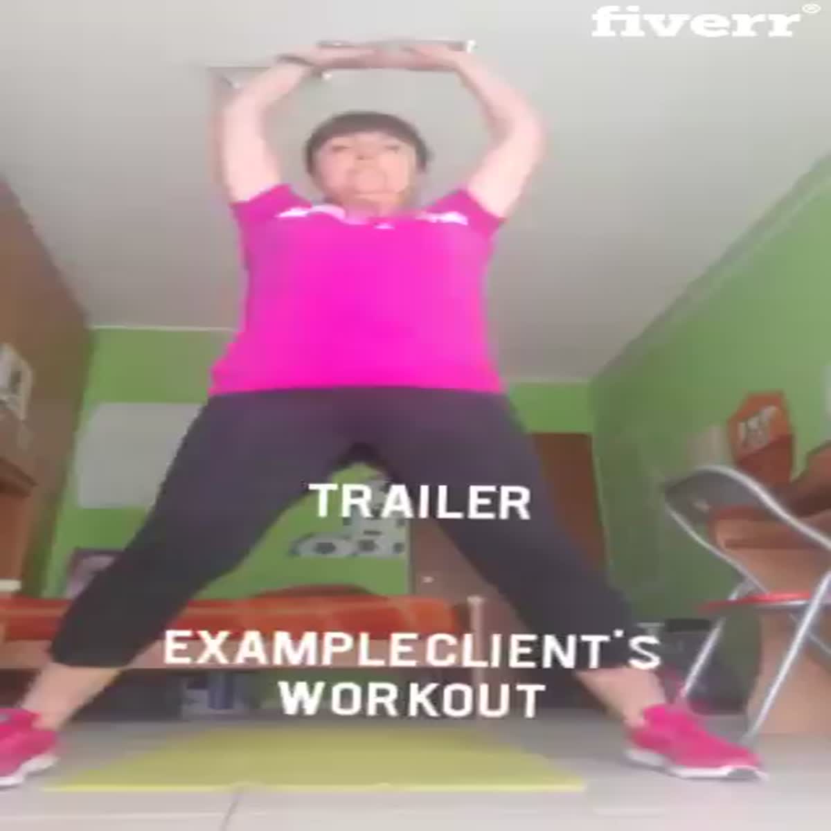 10 FITNESS SESSION at home (for people from 30 to 50 years old)