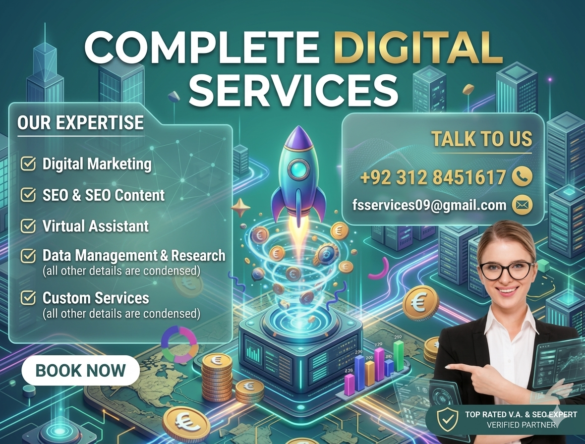 I will do social media managment, virtual assistant ...