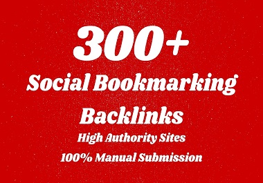 I will do 300 social bookmarking SEO backlinks for go...