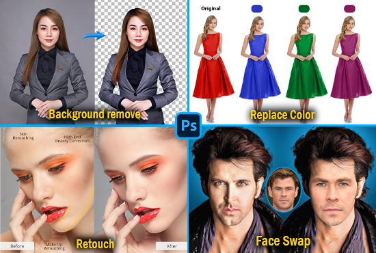 Any photoshop editing work, photo retouching, image editing quick delivery
