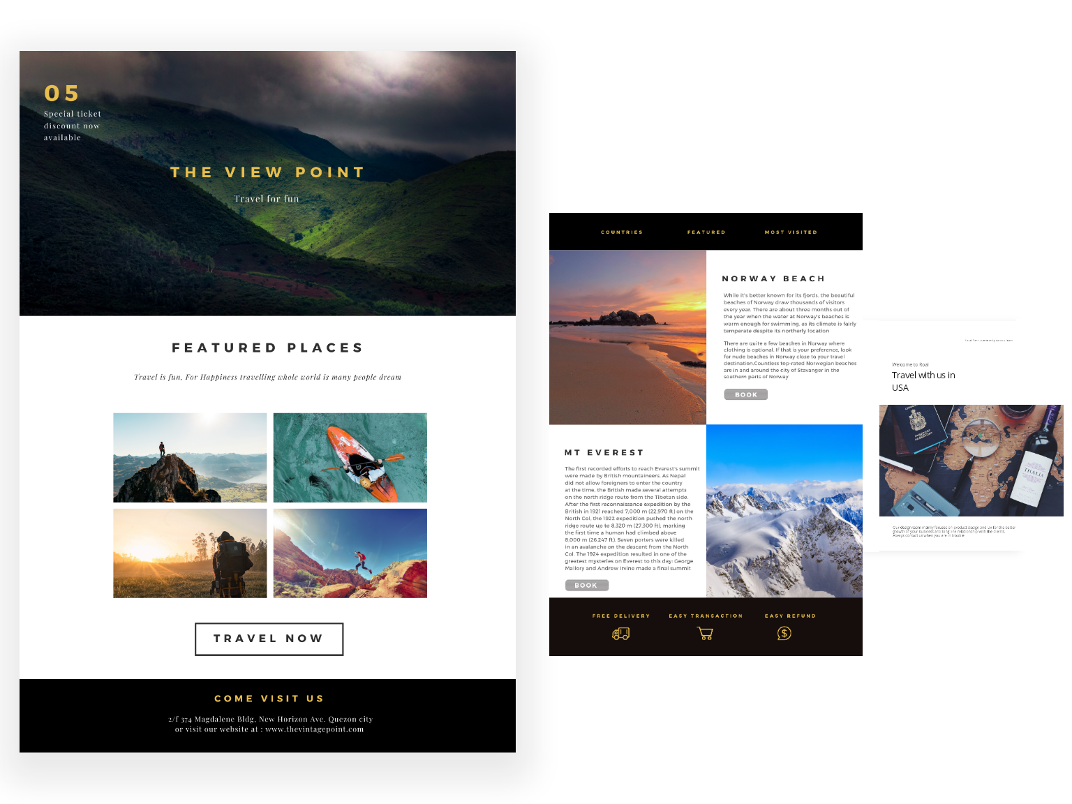 I will create a professional HTML email template or newsletter