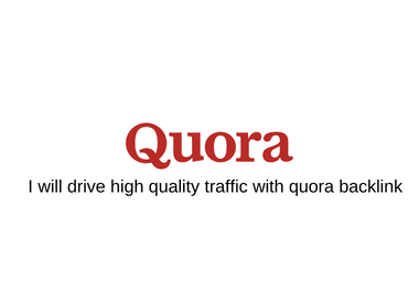 I will create 10 high quality quora backlink and driv...