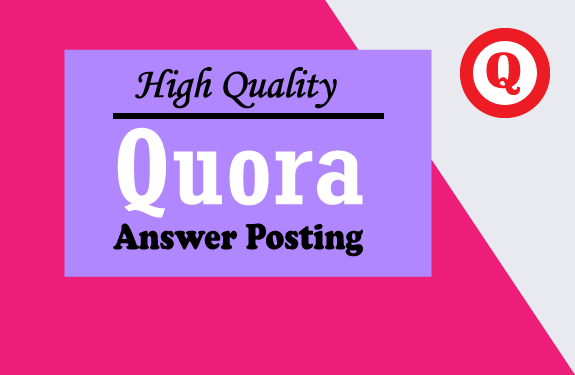 I Will Promote your High Quality 10 Quora Answer backlinks for your website 