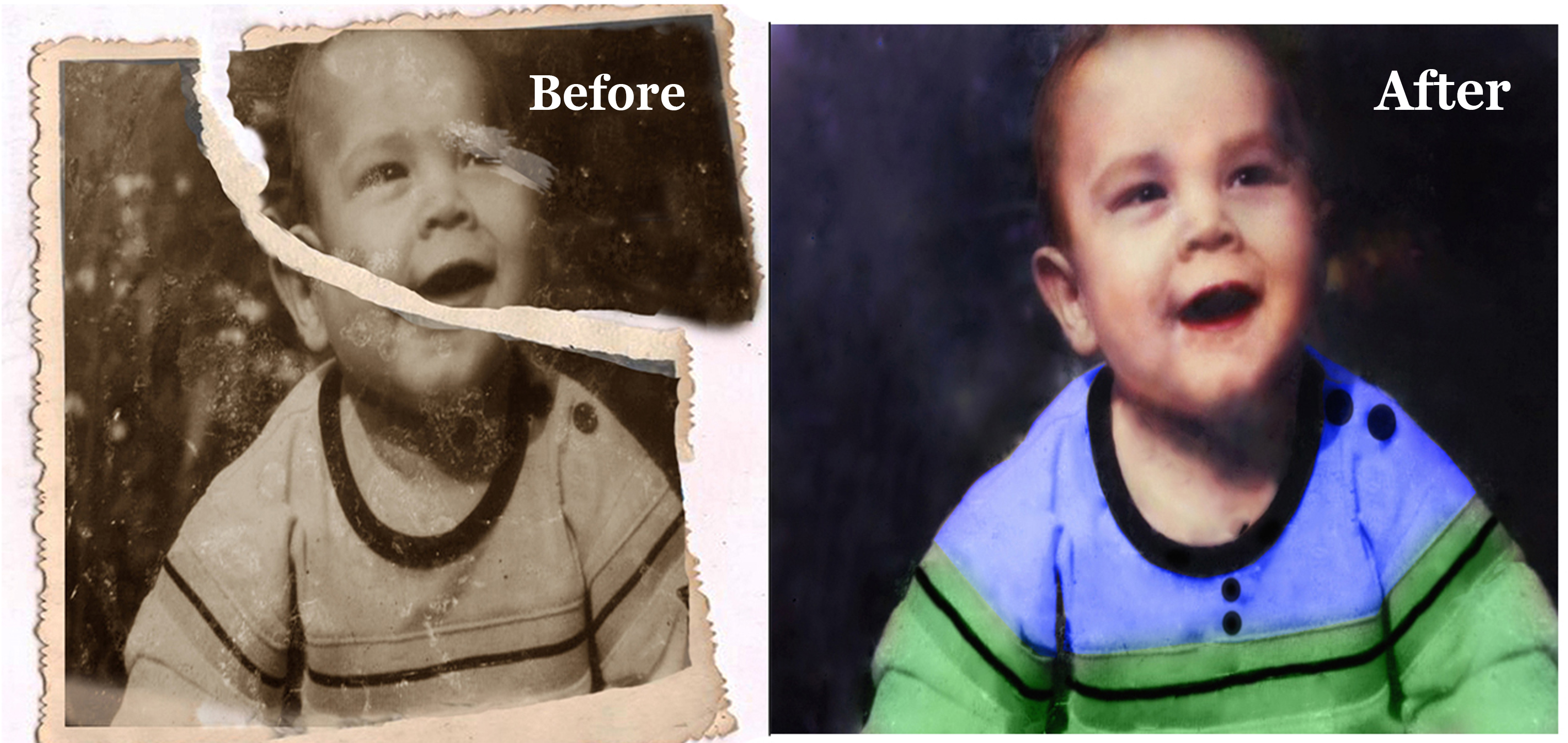 I can restore and retouch your old photo