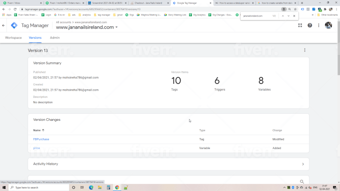 I will setup google analytics and tag manager 24 hour
