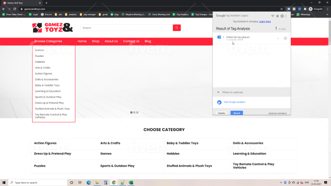 I will setup google analytics and tag manager 24 hour
