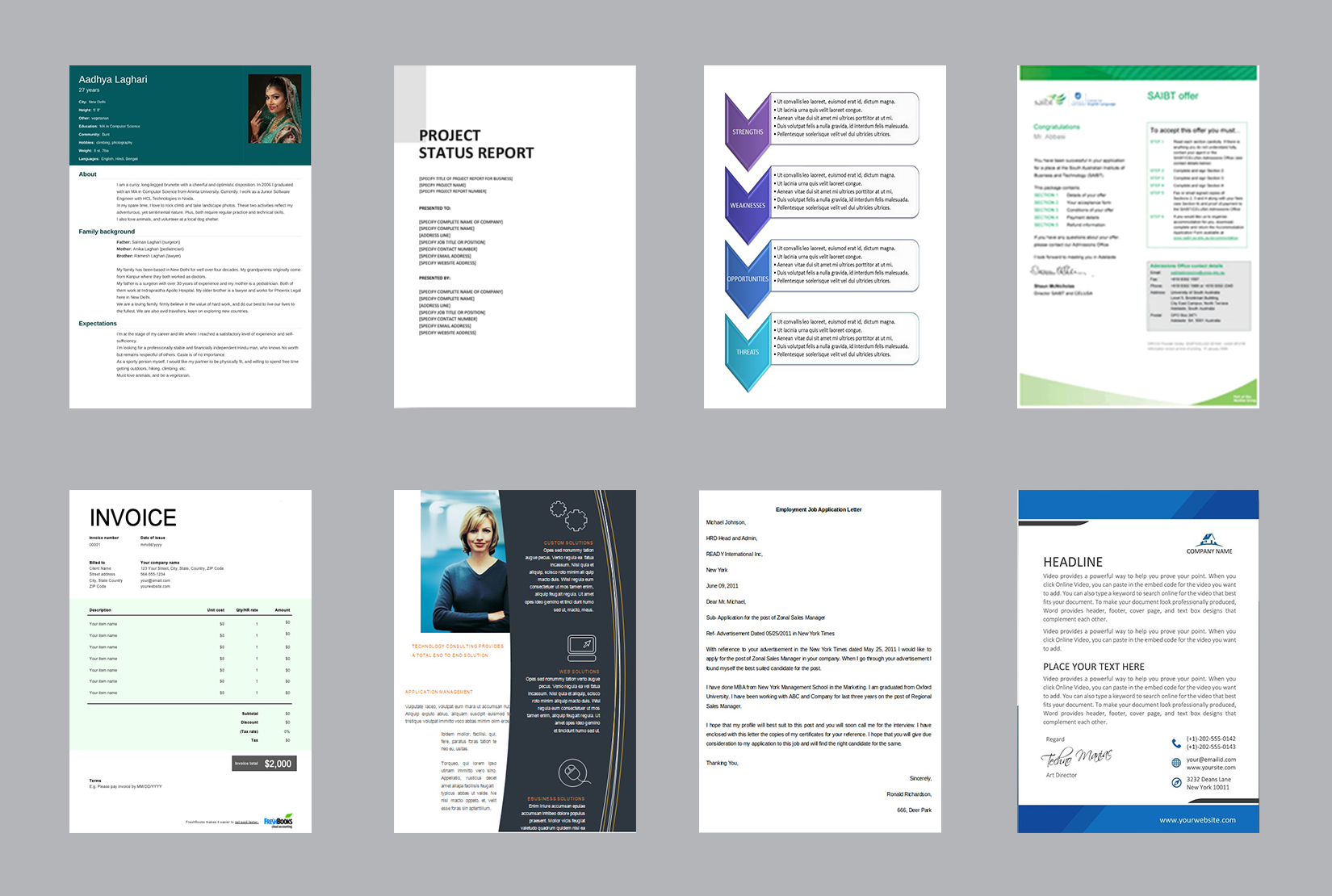 I will format micosoft word documents