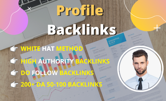 I will create 100 high authority SEO profile backlinks for your site