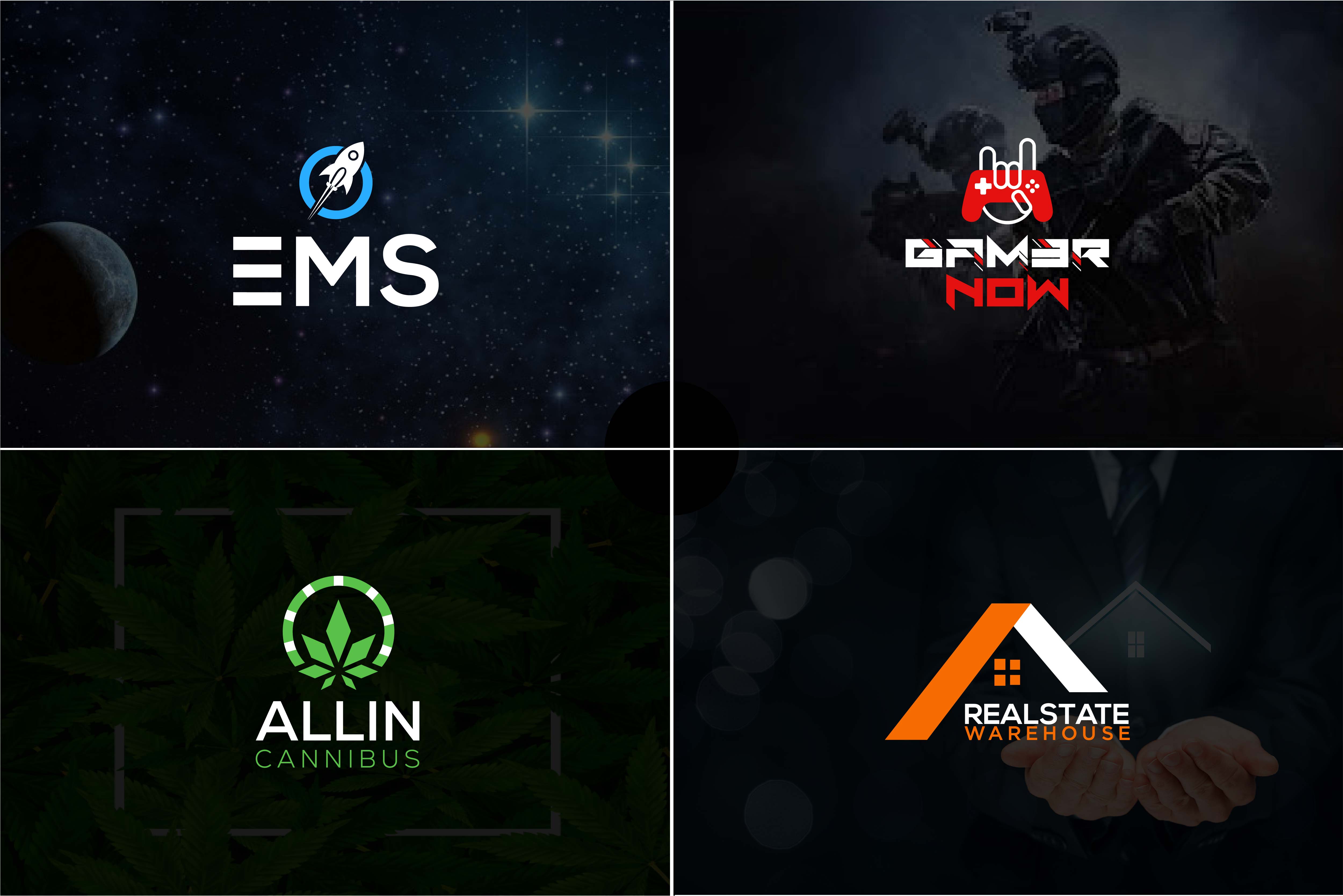 I will create professional modern minimalist creative logo design