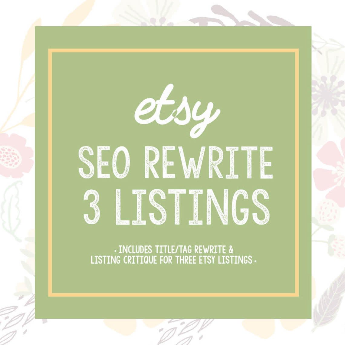 optimize your Etsy SEO by writing your etsy titles an...