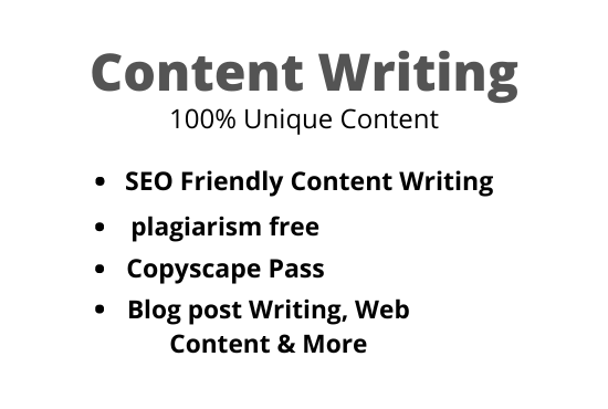 I will write 1500+ words SEO friendly web site content & blog post on any topic