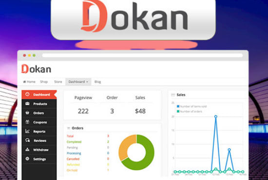 I will develop multi vendor ecommerce marketplace website