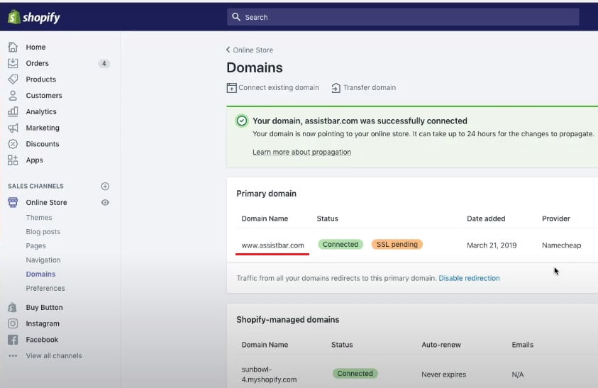 I will add or connect custom domain to shopify, wix, weebly, clickfunnels etc