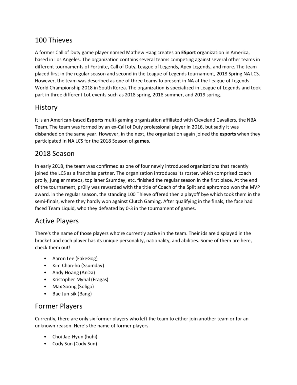 I will be your game content and SEO article writer