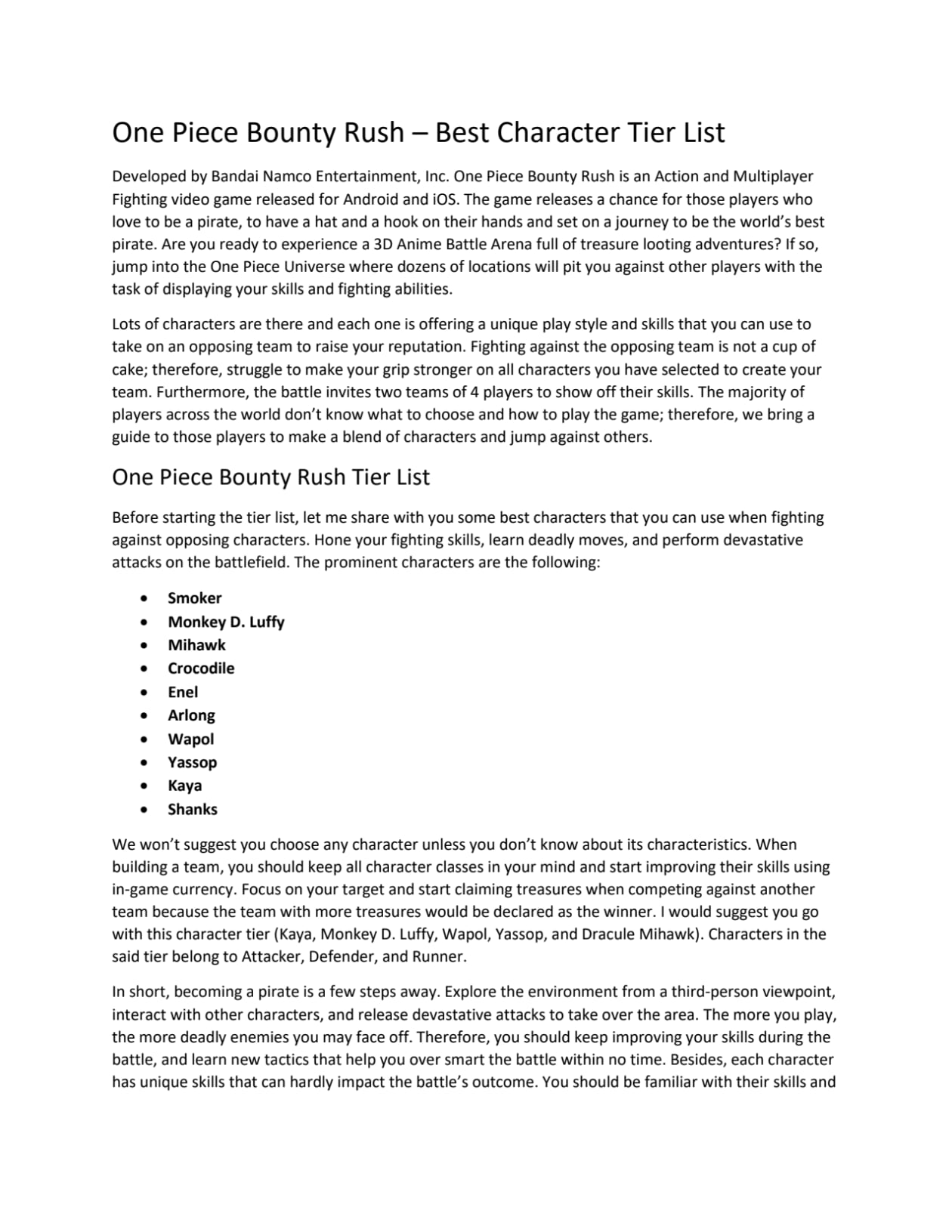 I will be your website content, article, game, and blog post writer