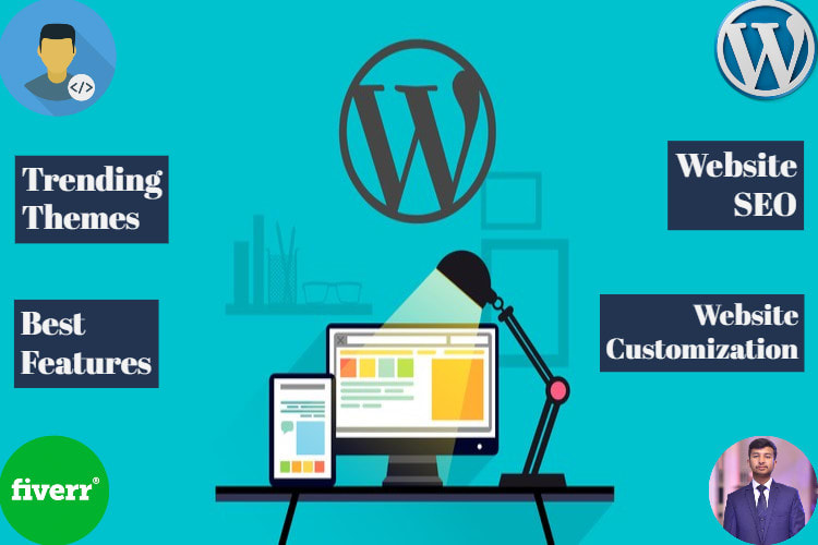 I will create an attractive custom wordpress site