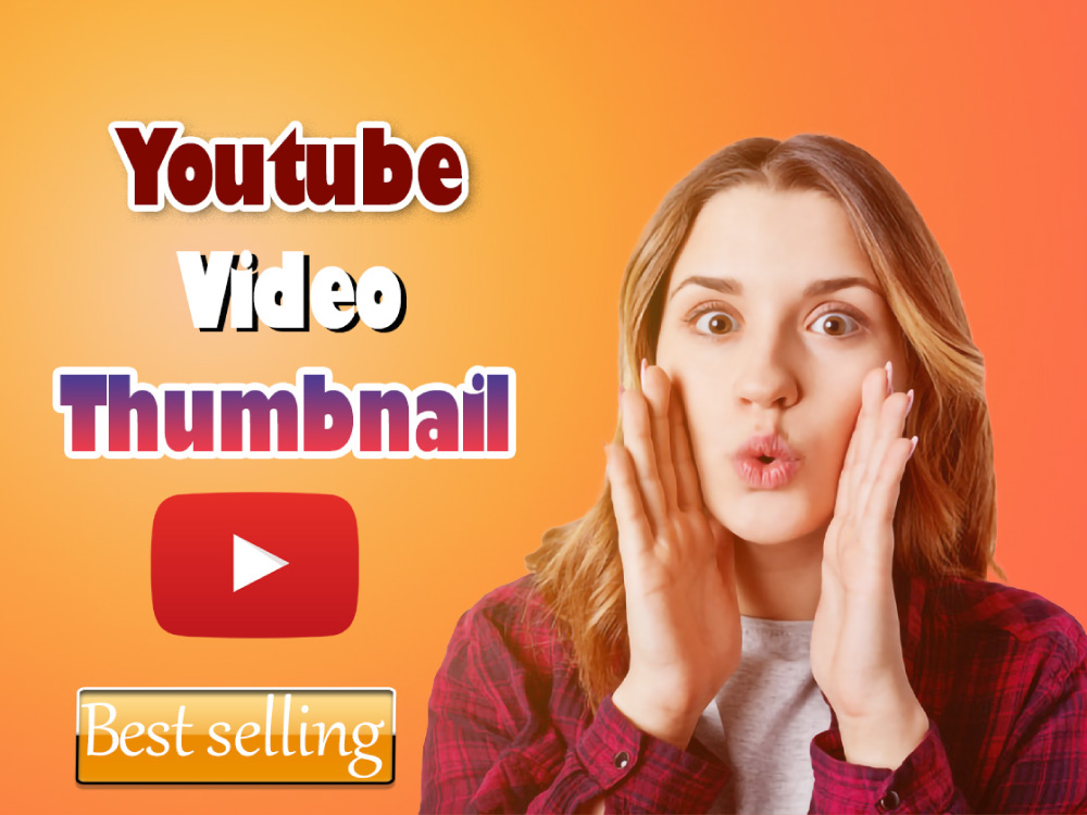 You will get Eye-catchy YouTube thumbnail design 