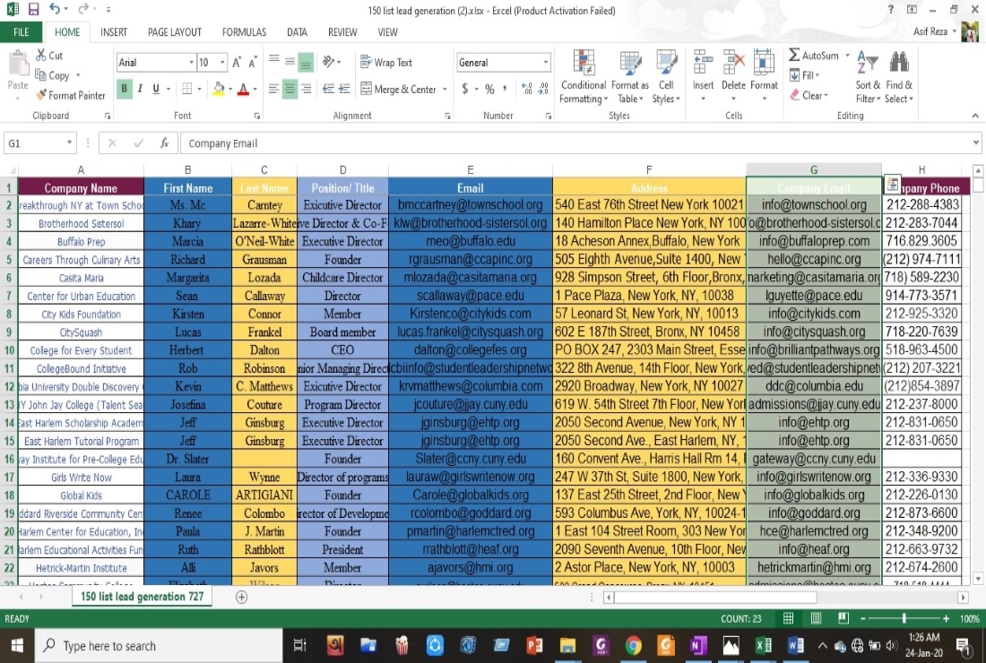 I will do perfect data entry, copy paste and web research