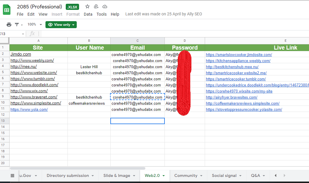 Manually create 20 high quality web2 0 backlinks