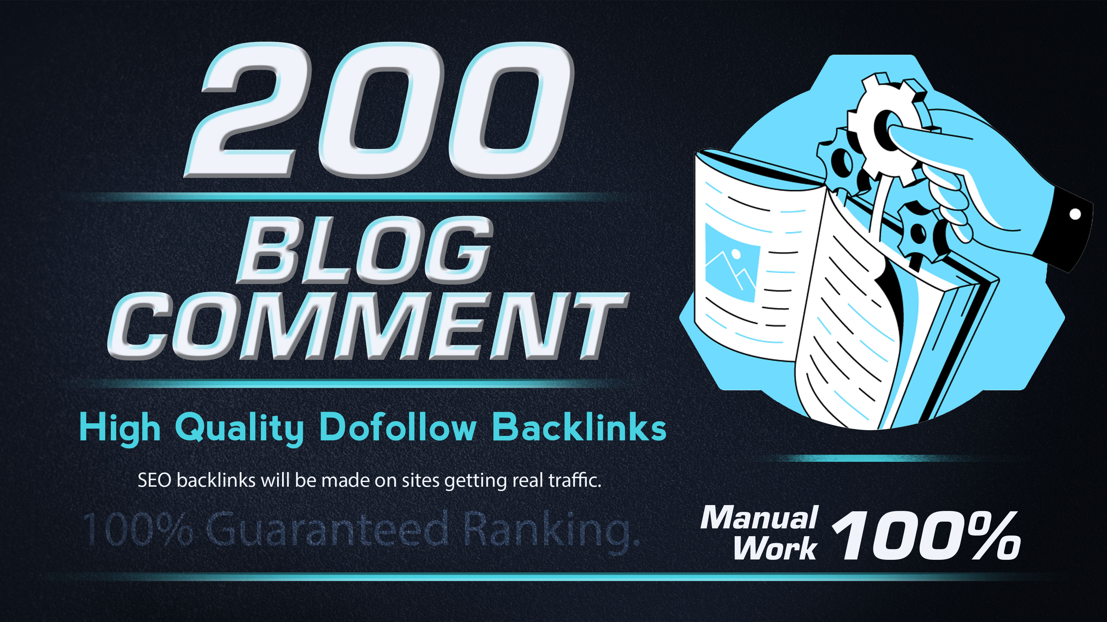 I will do 200 dofollow blog comments backlinks high da pa