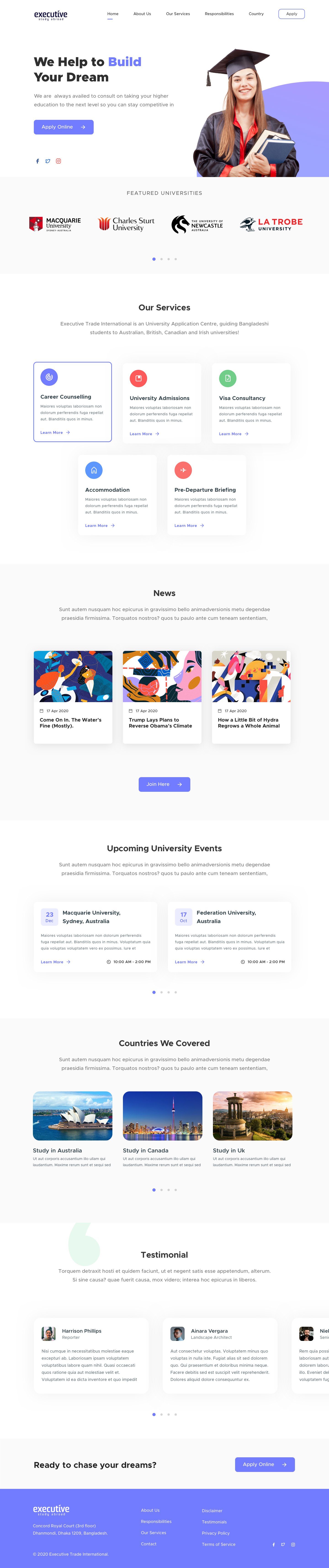 I will make UI design for your landing page