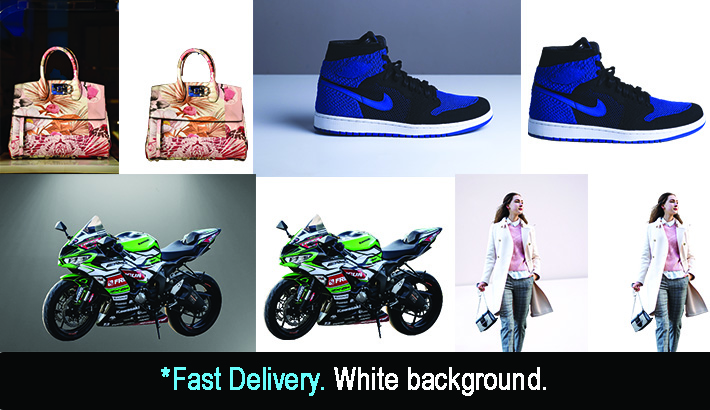 I will remove transparent or white background for any 10 images