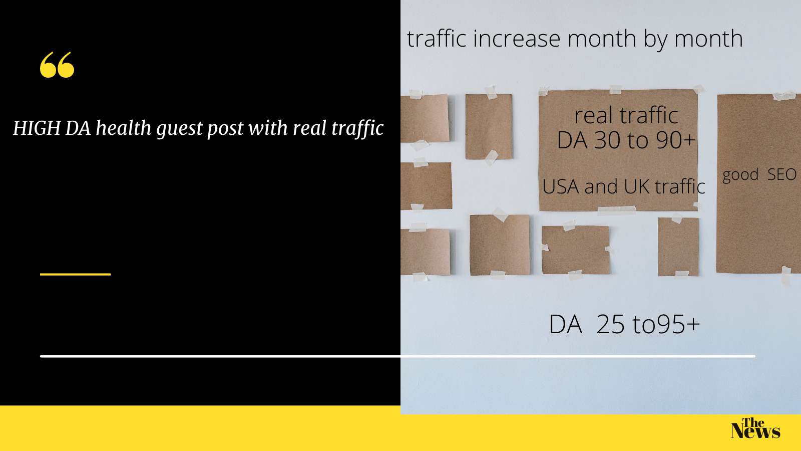 I will publish a high da guest post on health site