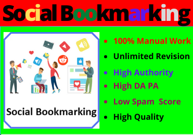 85 Social Bookmarks High Authority Permanent Unique M...