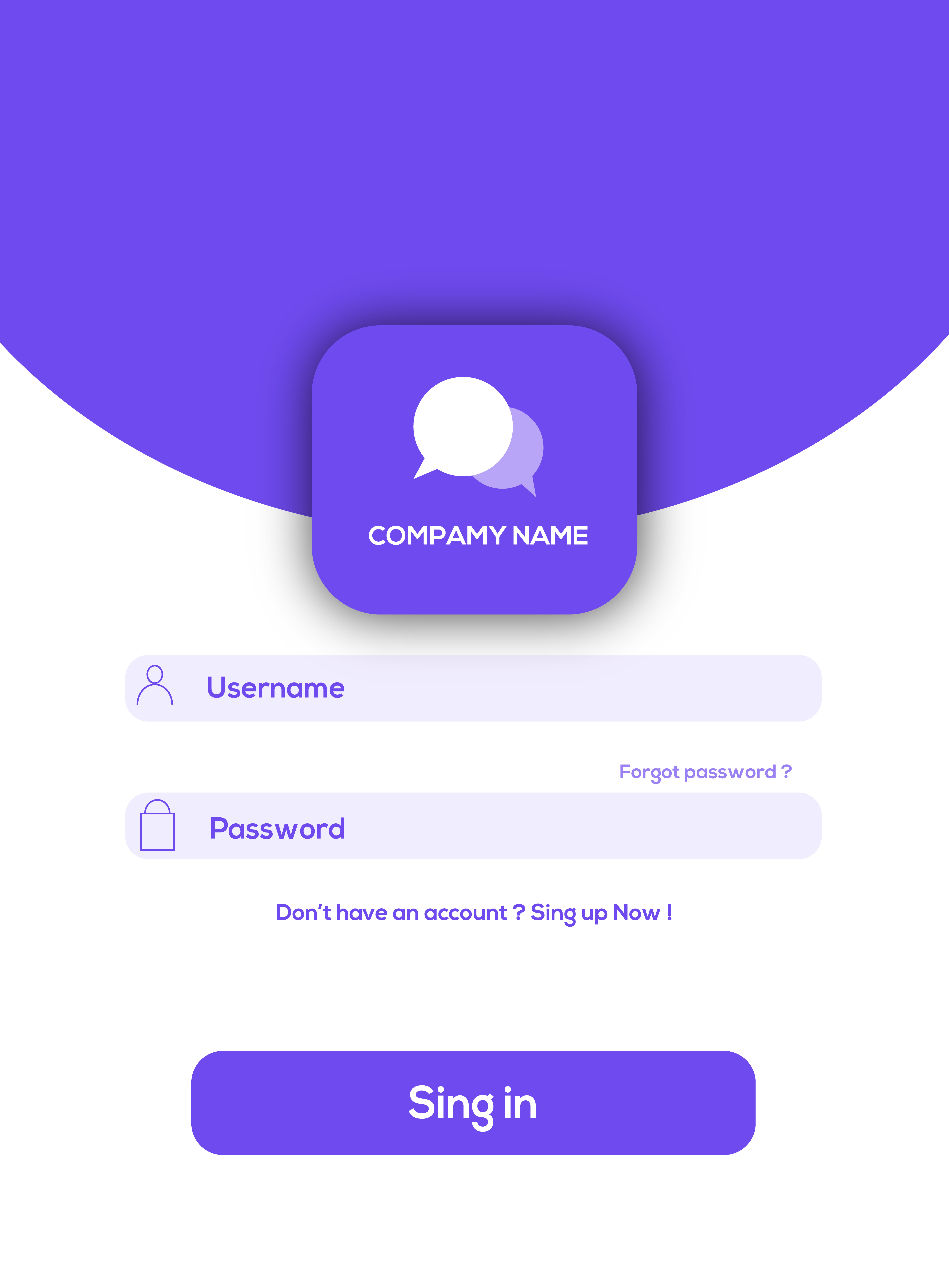 I will give you creative login and register page for your site