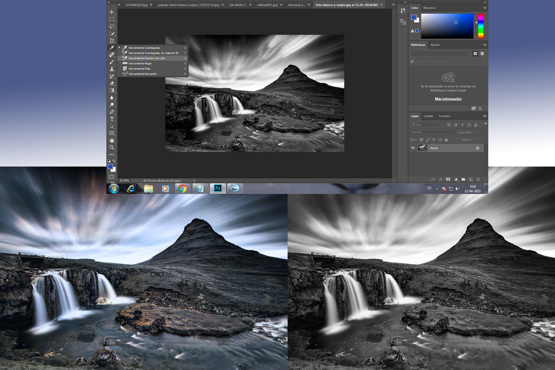 I will professionally colorize a black and white photo to the best of editing